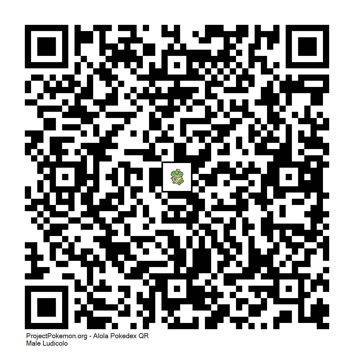 Cdigo QR de Ludicolo